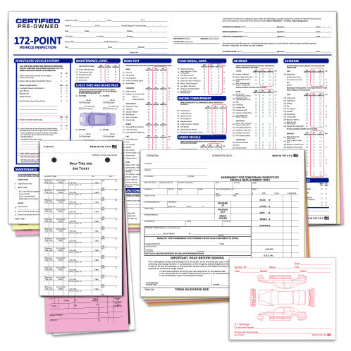 TruForm™ Service Department Forms
